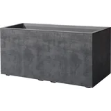 Korito za rastline "Millennium" 79 cm z rezervoarjem za vodo - antracit - 1 k.