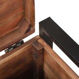  Shrambne škatle 40x30x30cm Trden predelan les in metal | Shoptok.si