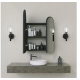 Hanah home kupatilski ormarić classe cabinet black