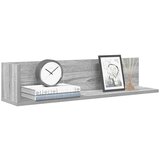 vidaXL Zidne police 2 kom Siva Sonoma 75x16,5x16,5cm Konstruirano drvo | shoptok.hr