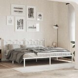  Metalno zamjensko uzglavlje bijelo 200 cm | shoptok.hr