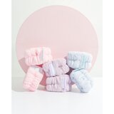 Brushworks Pastel Microfibre Wrist Wash Bands zapestnice proti brizganju vode pri umivanju obraza 6 kos | Shoptok.si