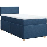  Krevet s oprugama i madracem plavi 80x200 cm od tkanine | shoptok.hr