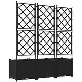  Vrtna saksija 3 pcs Crna 120 x 40 x 143 cm Plastika | shoptok.hr