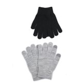 Orsay Set of Two Pairs of Women's Gloves in Black and Light Grey - Women | Shoptok.si