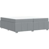  konstrukcija postelje svetlo siva 200 x 200 cm blago | Shoptok.si