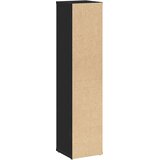  Kupaonski ormarić s držačem za role crni 20,5x20x90 cm | shoptok.hr