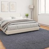  Tepih od umjetne ovčje kože TAFALLA Antracit 240 x 240 cm | shoptok.hr
