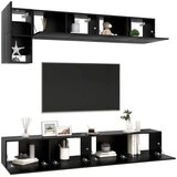  5-dijelni set TV ormarića crni od iverice | shoptok.hr