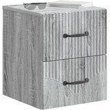  Stenski nočni omarici 2 pcs Siva Sonoma 34,5 x 33 x 40 cm, (5000209961) | Shoptok.si