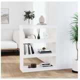  za knjige / pregrada bijeli 80 x 30 x 103 5 cm borovina | shoptok.hr
