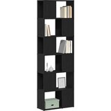  Ormar za knjige/Pregrada za sobu crni hrast 60x24x186 cm | Shoptok.si