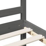  Okvir za krevet od masivne borovine sivi 200 x 200 cm | Eponuda.com