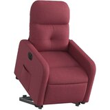  Električni naslonjač na podizanje od tkanine boja vina | shoptok.hr