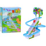  Zabavna igra sa toboganom i dinosaurima sa zvučnim i svijetlosnim efektima - plava | shoptok.hr