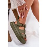 Boto Women's platform sandals green Nitavelia | Shoptok.si