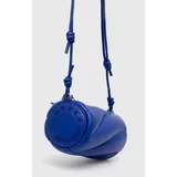 Fiorucci Kožna torba Electric Blue Leather Mini Mella Bag U01FPABA002LE04BL06