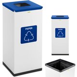 Ulsonix Jeklena posoda za ločevanje odpadkov, odpadki, papir, 30,5x30,5x70cm, 60L, (21092799) | Shoptok.si