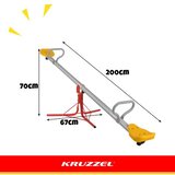 Kruzzel 2-u-1 vrtna klackalica za djecu s rotacijom 360° | Eponuda.com