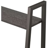 vidaXL 5-nadstropni stoječi regal črn 56x35x174 cm | Shoptok.si