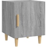 Furnova Nočna omarica siva sonoma konstruiran les, (21925855) | Shoptok.si