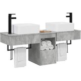  Set ormarića za kupaonicu 3 kom. Betonska siva 53 x 35 x 39 cm - Betonska siva | shoptok.hr