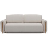 ELTAP Sivo-bež sklopiva/s prostorom za odlaganje sofa od bouclé tkanine 244 cm Arcadova – | shoptok.hr