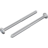 vidaXL Vijak 2 pcs srebrna M6 x 85 mm Jeklo, (5000163876) | Shoptok.si