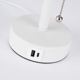  Brilagi - Stona lampa sa USB priključkom TABLON 1xE27/25W/230V bela/siva | Eponuda.com
