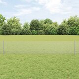 Zavarena žičana ograda s postom 10 x 0,4 m Srebrna Mreža | shoptok.hr