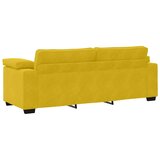  Dvodijelni set sofa s jastucima, žuti baršun | Shoptok.si