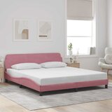  Okvir za krevet s uzglavljem Dover 180x200 cm baršunasti | shoptok.hr
