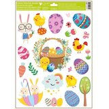  Velikonočni veseli vzorčni nalepke za okna - 30 x 42 cm, različne | Shoptok.si