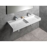 Sapho Bijeli dupli umivaonik od mineralnog kompozita 119x44 cm Godiva – | shoptok.hr