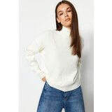 Trendyol Sweater - Ecru - Regular fit Cene