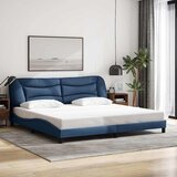 Okvir za krevet bez madraca Hvar plavi 200x200 cm od tkanine | Eponuda.com