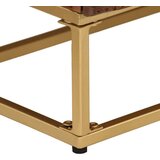 vidaXL Predalnik 55x30x76 cm trden mangov les in železo | Shoptok.si