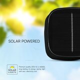  LED solarna magnetna stona lampa LED/5W/5V 3000-6000K 3600 mAh IP65 crna | Eponuda.com
