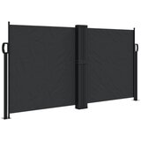 Maison Chic Zložljiva stranska tenda - Senčniki črna 120x1000 cm, (22039815) | Shoptok.si