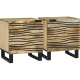 vidaXL Noćni ormarići 2 kom 40x33.5x46 cm Puno drvo manga | shoptok.hr