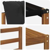  Set vanjskih sofa 7 kom. Prirodna i crna | shoptok.hr