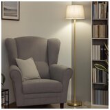 Brilagi LED podna lampa CERIA, 1x E27/20W/230V, prečnik 30 cm, siva/zlatna Cene