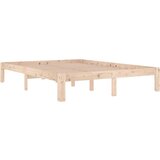  Okvir za krevet od masivne borovine 140 x 190 cm | shoptok.hr