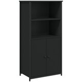 Maison Chic Visoka omara - Komoda - Predalnik črna 62x36x121,5 cm inženirski les, (21721975) Cene