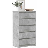  Ladičar siva boja betona 60 x 36 x 103 cm od konstruiranog drva | shoptok.hr