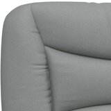 vidaXL okvir za krevet s uzglavljem svjetlosivi 180x200 cm od tkanine | shoptok.hr