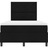 vidaXL Krevet s box springom s madracem i LED crni 120x190 cm tkanina | shoptok.hr