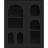 Viseći ormarić Zidne Crna 59 x 20 x 71.5 cm Konstruirano drvo | shoptok.hr