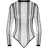 Cottelli odprto body s črtami (črna) - S-L | Shoptok.si