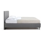 Bonami Selection Sivi tapecirani bračni krevet s podnicom 180x200 cm Noira Slim – | shoptok.hr